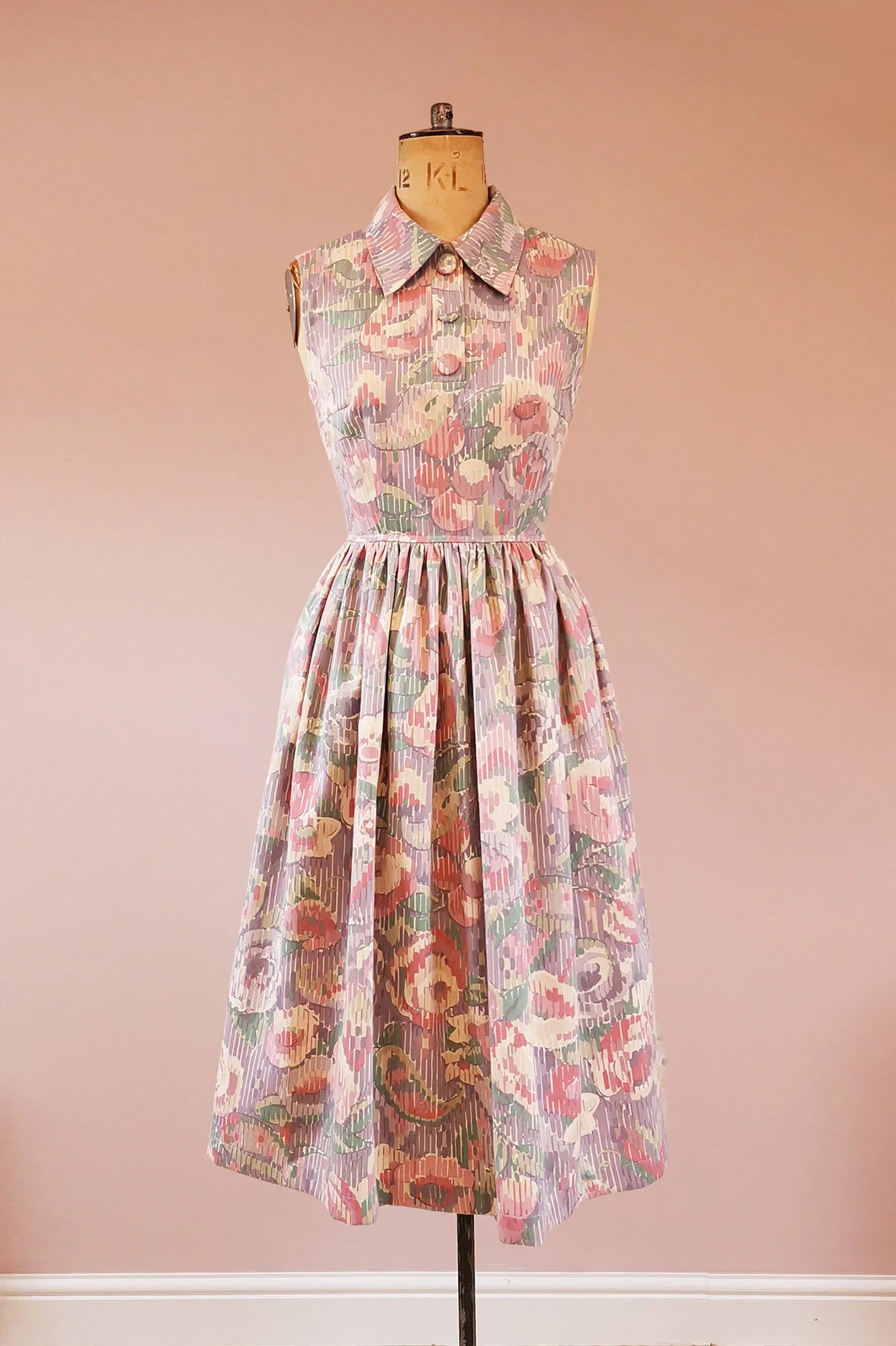 50s style top midi dress